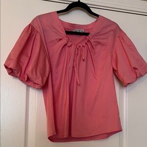 Elizabeth and James pink Puff Sleeve Blouse